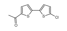 1-(5'-chloro-2,2'-bithiophene-5-yl)ethanone结构式