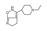 4H-Pyrrolo[3,2-d]isoxazole,3-(1-ethyl-4-piperidinyl)-5,6-dihydro-(9CI)结构式