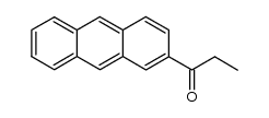 1-[2]anthryl-propan-1-one结构式