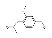 4-acetoxy-3-methoxybenzyl chloride Structure