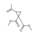 dimethyl 2-prop-1-en-2-ylcyclopropane-1,1-dicarboxylate Structure