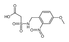 2-[(4-methoxy-2-nitrophenyl)methylsulfamoyl]acetic acid结构式