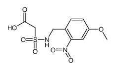 2-[(4-methoxy-2-nitrophenyl)methylsulfamoyl]acetic acid Structure