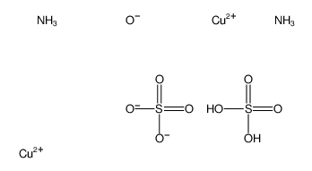 Sulfuric acid ammonium copper salt Structure