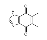 1H-Benzimidazole-4,7-dione,5,6-dimethyl-(9CI)结构式