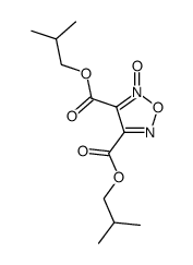 2-oxy-furazan-3,4-dicarboxylic acid diisobutyl ester Structure