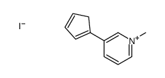 3-cyclopenta-1,3-dien-1-yl-1-methylpyridin-1-ium,iodide Structure