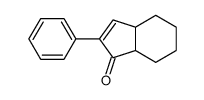 2-phenyl-3a,4,5,6,7,7a-hexahydroinden-1-one结构式