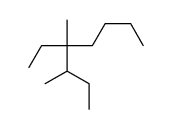 4-ethyl-3,4-dimethyloctane结构式