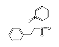 1-oxido-2-(2-phenylethylsulfonyl)pyridin-1-ium Structure