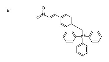 [4-(2-nitroethenyl)phenyl]methyl-triphenylphosphanium,bromide Structure