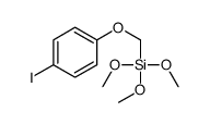 (4-iodophenoxy)methyl-trimethoxysilane结构式