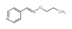 Isonicotinaldehyde, O-propyloxime Structure