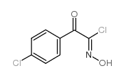 Benzeneethanimidoylchloride, 4-chloro-N-hydroxy-a-oxo- structure