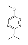 6-methoxy-N,N-dimethyl-1,2,4-triazin-3-amine结构式