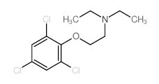 Ethanamine,N,N-diethyl-2-(2,4,6-trichlorophenoxy)-结构式