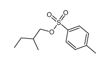 Benzenesulfonic acid, 4-Methyl-, 2-Methylbutyl ester结构式