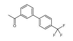 2-(4'-Trifluoromethyl[1,1'-biphenyl]-3-yl)ethan-1-one structure