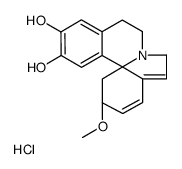 (2R)-2-methoxy-2,6,8,9-tetrahydro-1H-indolo[7a,1-a]isoquinoline-11,12-diol,hydrochloride Structure