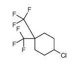 4-chloro-1,1-bis(trifluoromethyl)cyclohexane结构式