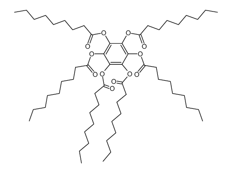 Hexakis(nonanoyloxy)benzene Structure