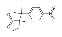1-(2,3-dimethyl-3-nitropentan-2-yl)-4-nitrobenzene Structure