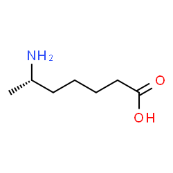 [S,(-)]-6-Aminoheptanoic acid结构式