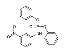 N-diphenoxyphosphoryl-3-nitroaniline结构式