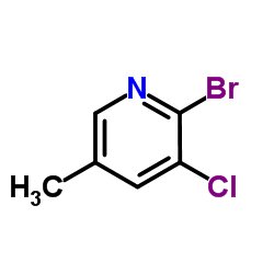 2-BROMO-3-CHLORO-5-PICOLINE Structure