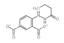 N-(2,4-dinitrophenyl)butanehydrazide structure