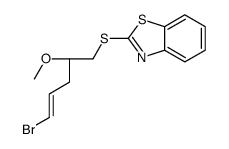 2-[(2R)-5-bromo-2-methoxypent-4-enyl]sulfanyl-1,3-benzothiazole Structure