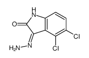 4,5-dichloro-3-hydrazinylindol-2-one Structure