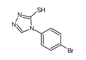 4-(4-bromophenyl)-1H-1,2,4-triazole-5-thione结构式
