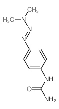 Urea, 1-(p-(3,3-dimethyl-1-triazeno)phenyl)-结构式