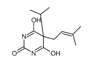 5-(2-Isopentenyl)-5-isopropylbarbituric acid structure