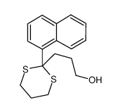 3-(2-NAPHTHALEN-1-YL-[1,3]DITHIAN-2-YL)-PROPAN-1-OL Structure