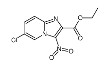 ethyl 6-chloro-3-nitroimidazo<1,2-a>pyridine-2-carboxylate结构式