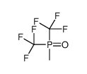 Methyl[bis(trifluoromethyl)]phosphine oxide结构式