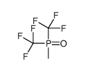 Methyl[bis(trifluoromethyl)]phosphine oxide Structure