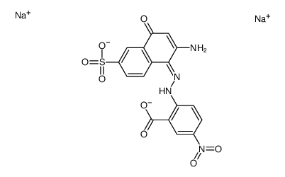 disodium 2-[(2-amino-5-hydroxy-7-sulphonato-1-naphthyl)azo]-5-nitrobenzoate picture