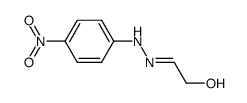 glycolaldehyde-(4-nitro-phenylhydrazone)结构式