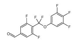 4-[difluoro-(3,4,5-trifluorophenoxy)methyl]-3,5-difluorobenzaldehyde结构式