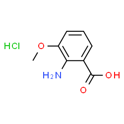 Benzoic acid, 2-amino-3-Methoxy-, hydrochloride结构式