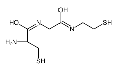 (2R)-2-amino-N-[2-oxo-2-(2-sulfanylethylamino)ethyl]-3-sulfanylpropanamide Structure