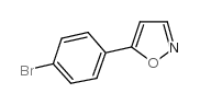 5-(4-溴苯基)异噁唑结构式