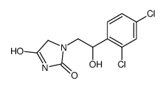 1-[2-(2,4-dichlorophenyl)-2-hydroxyethyl]imidazolidine-2,4-dione Structure