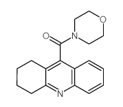 4-MORPHOLINOCARBONYL-2,3-TETRAMETHYLENEQUINOLINE structure