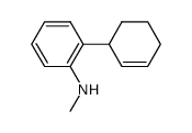 N-methyl-2-(cyclohex-2-enyl)aniline Structure