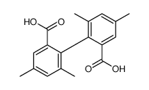 2-(2-carboxy-4,6-dimethylphenyl)-3,5-dimethylbenzoic acid结构式