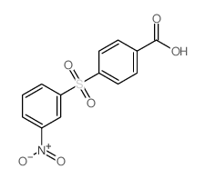 4-((3-(Hydroxy(oxido)amino)phenyl)sulfonyl)benzoic acid Structure